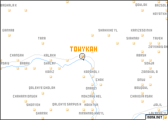 map of Towy Kah