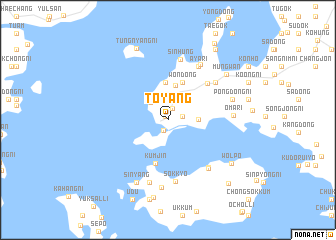 map of Toyang