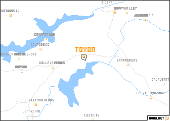 map of Toyon