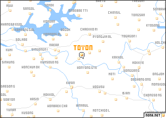 map of Toyŏn