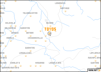 map of Toyós