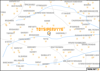 map of Toysi Pervyye