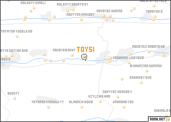 map of Toysi