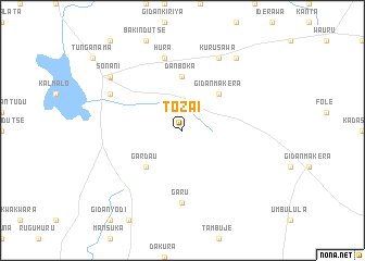 map of Tozai