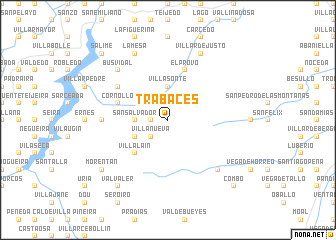 map of Trabaces