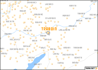 map of Traboin