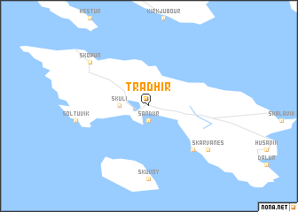 map of Traðir