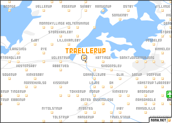 map of Trællerup