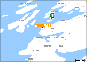 map of Trælnes