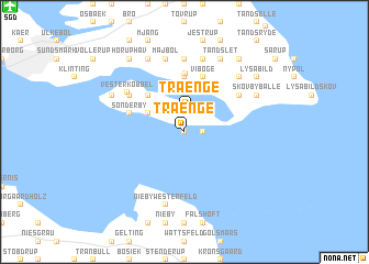 map of Trænge