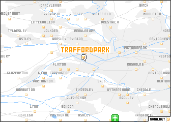 map of Trafford Park