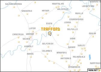 map of Trafford