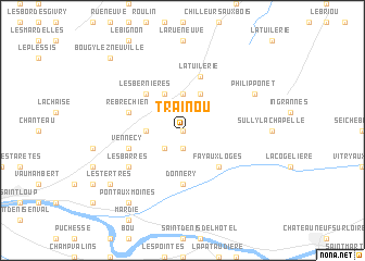 map of Traînou