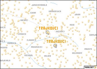 map of Trajkovci