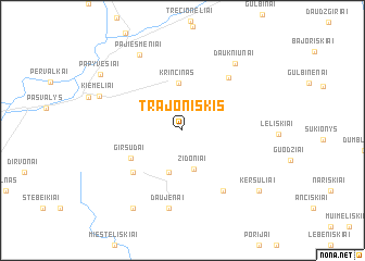 map of (( Trajoniškis ))