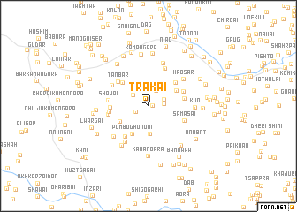 map of Trakai