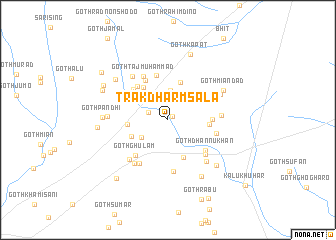 map of Trak Dharmsāla