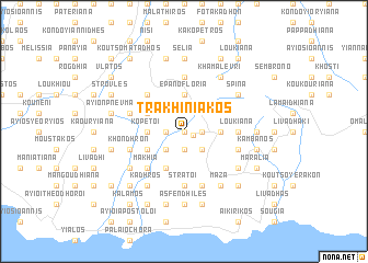 map of Trakhiniákos