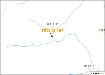 map of Tralalhué