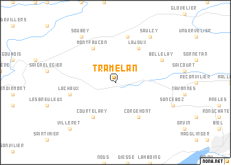 map of Tramelan