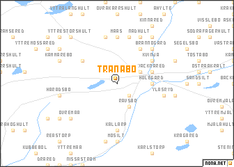 map of Tranabo