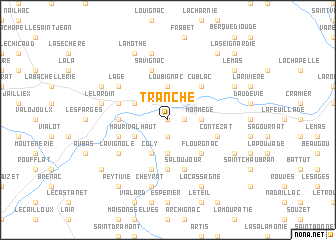 map of Tranche