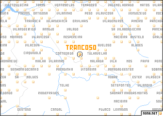 map of Trancoso