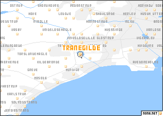 map of Tranegilde