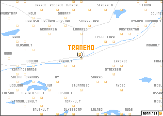 map of Tranemo