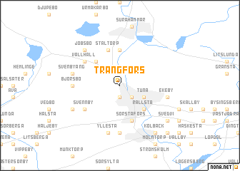 map of Trångfors