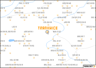 map of Trankwice