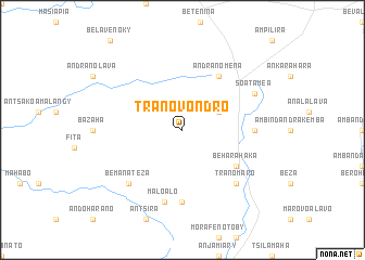 map of Tranovondro