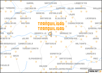 map of Tranquilidad