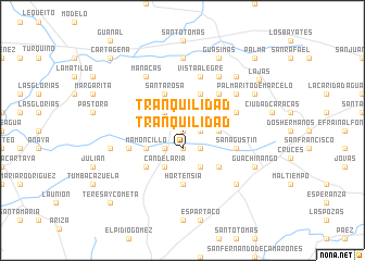 map of Tranquilidad