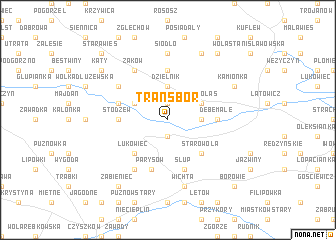 map of Transbór