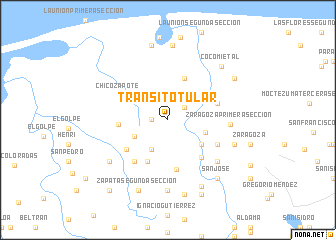 map of Transito Tular