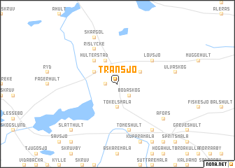 map of Transjö