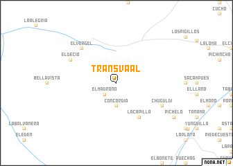 map of Transvaal