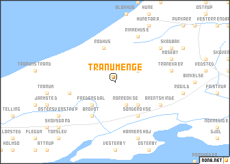 map of Tranum Enge