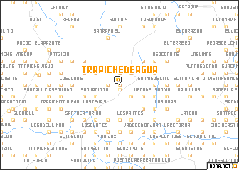 map of Trapiche de Agua