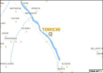 map of Trapiche