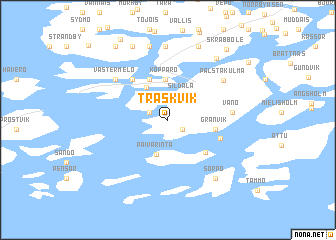 map of Träskvik