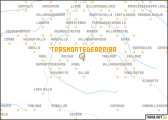 map of Trasmonte de Arriba