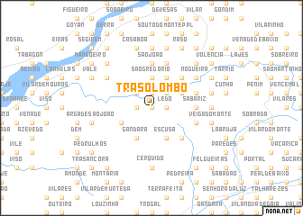 map of Trás-o-Lombo