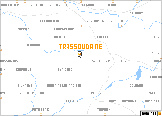map of Trassoudaine