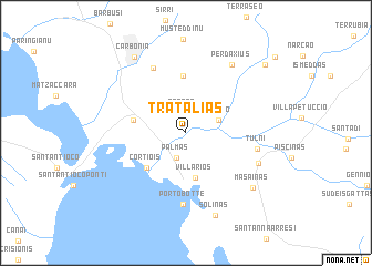 map of Tratalias