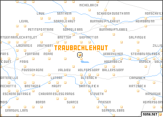 map of Traubach-le-Haut