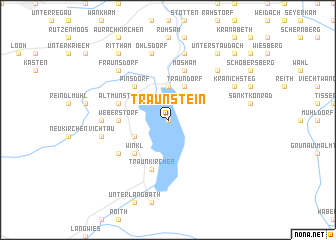 map of Traunstein