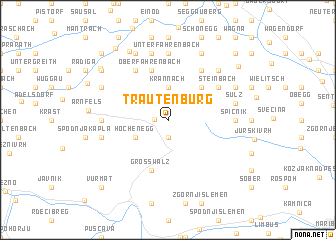 map of Trautenburg