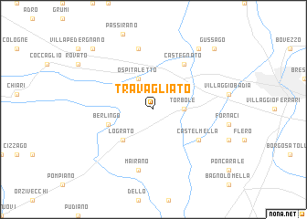 map of Travagliato